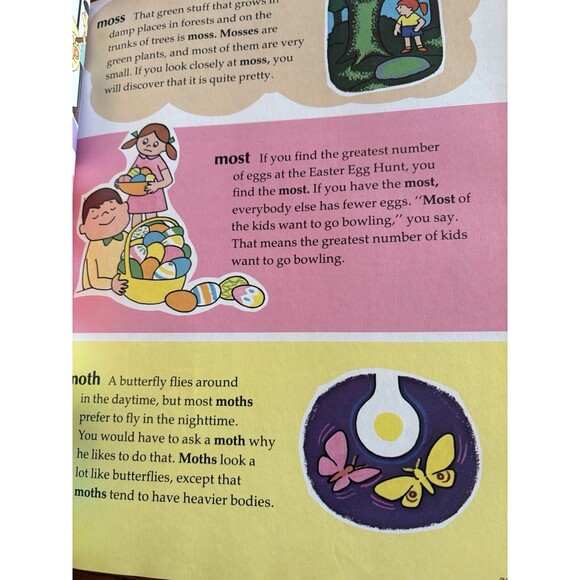 My Fun With Words Dictionary Kids Books A-K & L-Z Hardcover Lot of 2 Homeschool - Picture 8 of 11